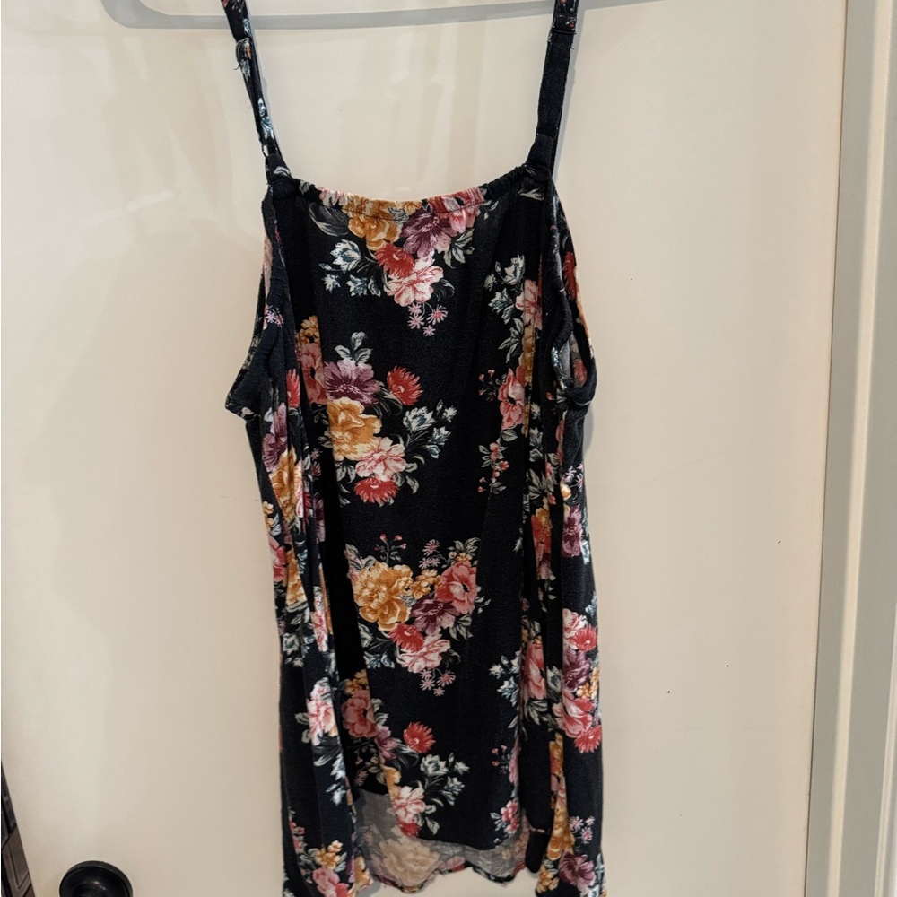 Floral Spaghetti Strap Top